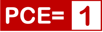 เครื่องหมายการค้า PCE=1